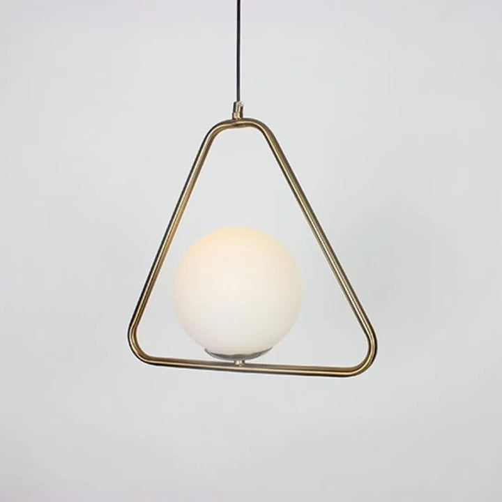 B&B Globe in Triangle Shape Hanging Light (Pack of 2)
