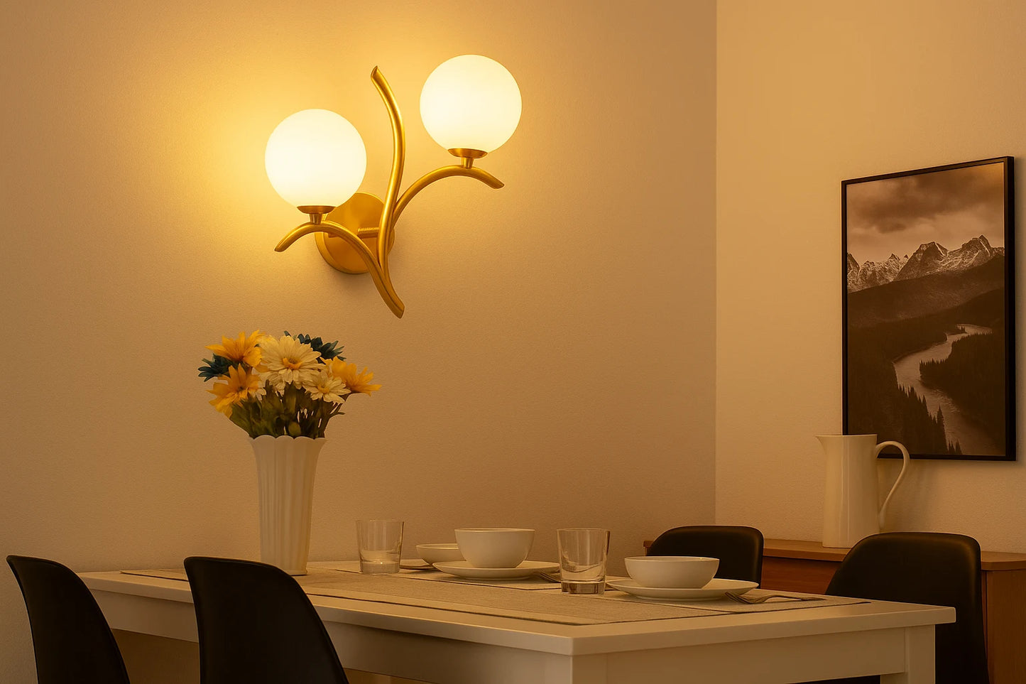 B&B ShadowGlow Sconces Wall Lamp