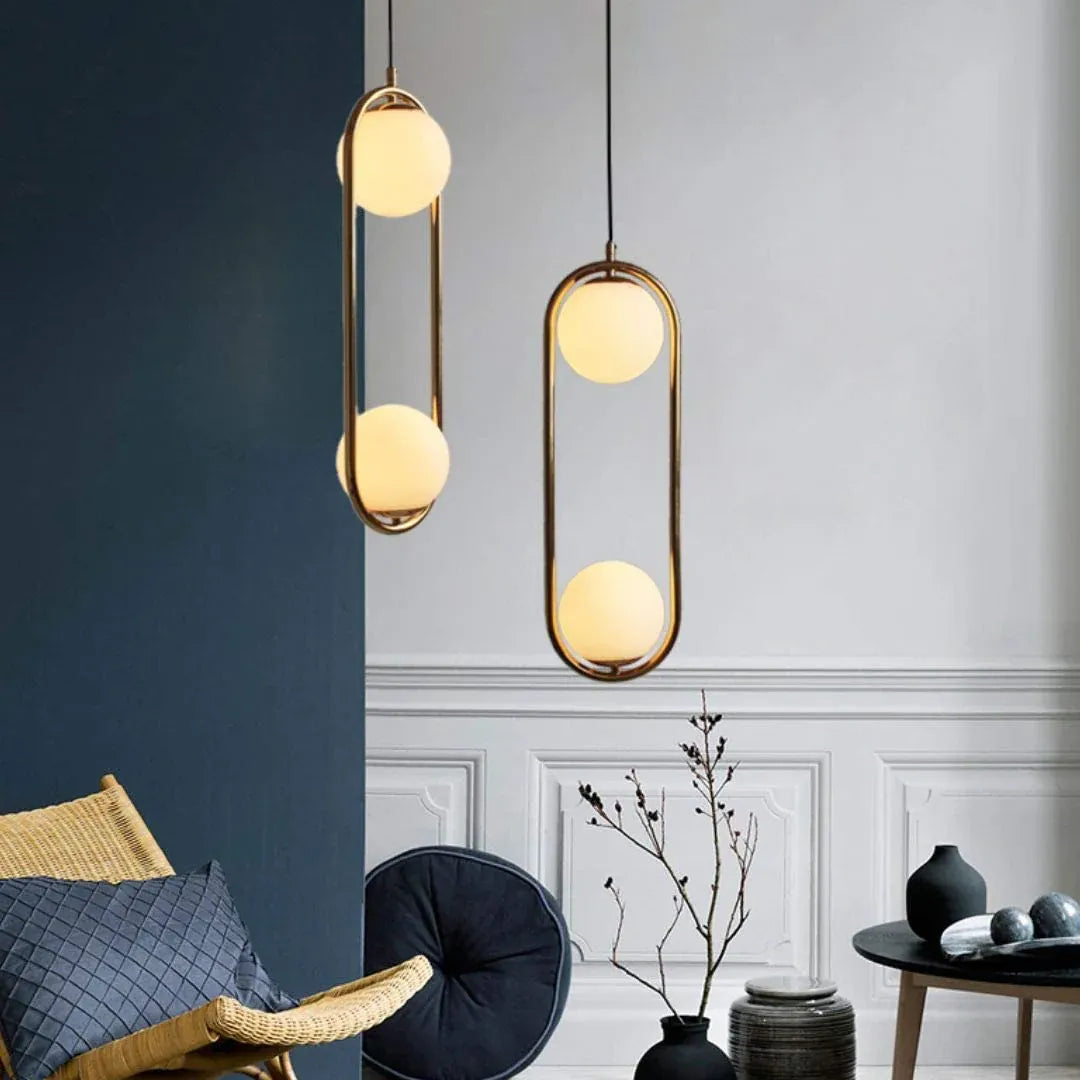 B&B Capsule Double Hanging Light
