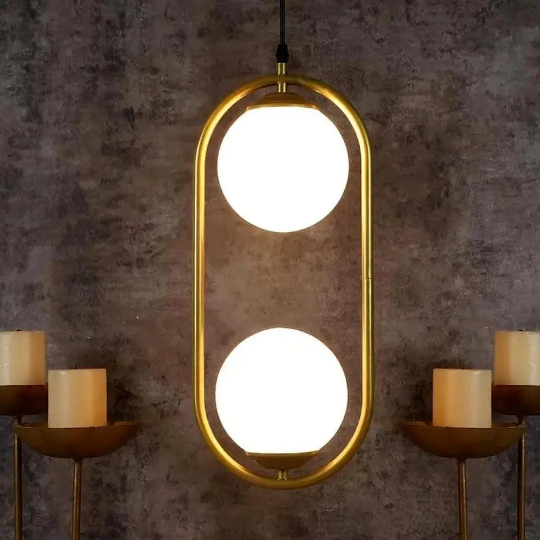 B&B Capsule Double Hanging Light