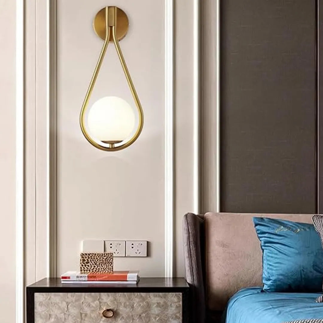 B&B Radiant Reflections Glass Wall Lamp