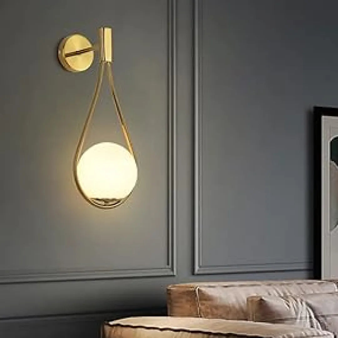 B&B Radiant Reflections Glass Wall Lamp