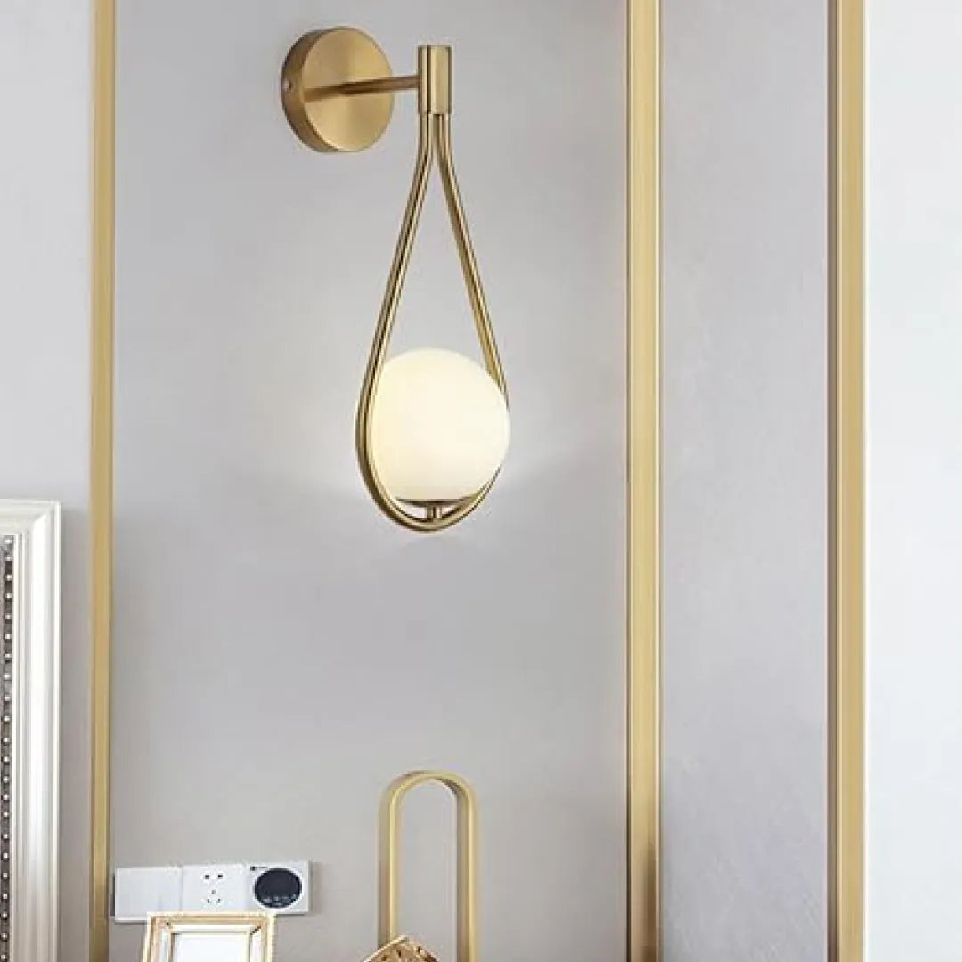 B&B Radiant Reflections Glass Wall Lamp