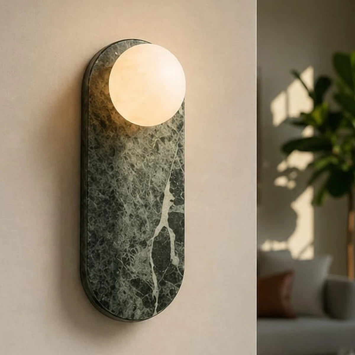 Green Forest Linear Marble Wall Light – Green Forest Linear — 1 WL – catalogue product image