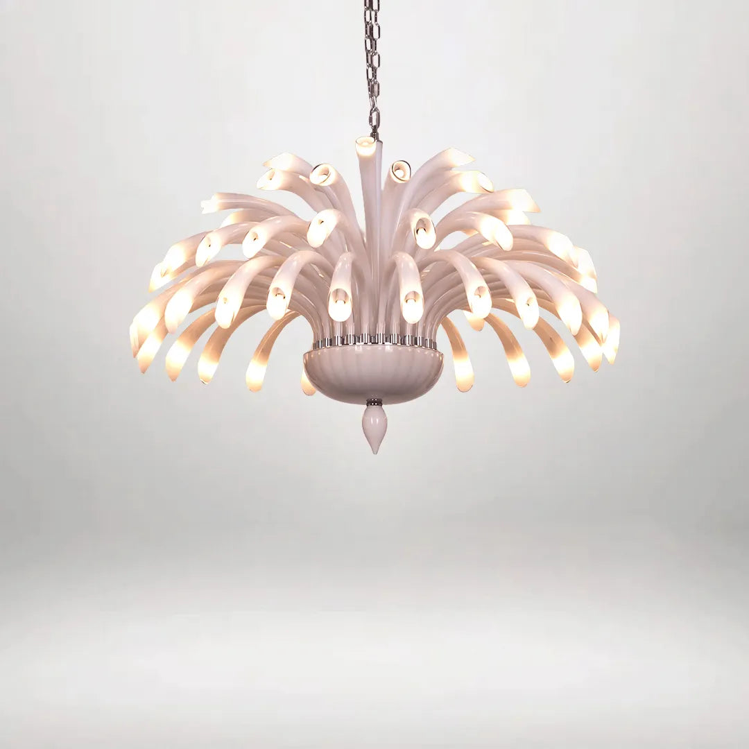 B&B Handcrafted Glass Chandelier