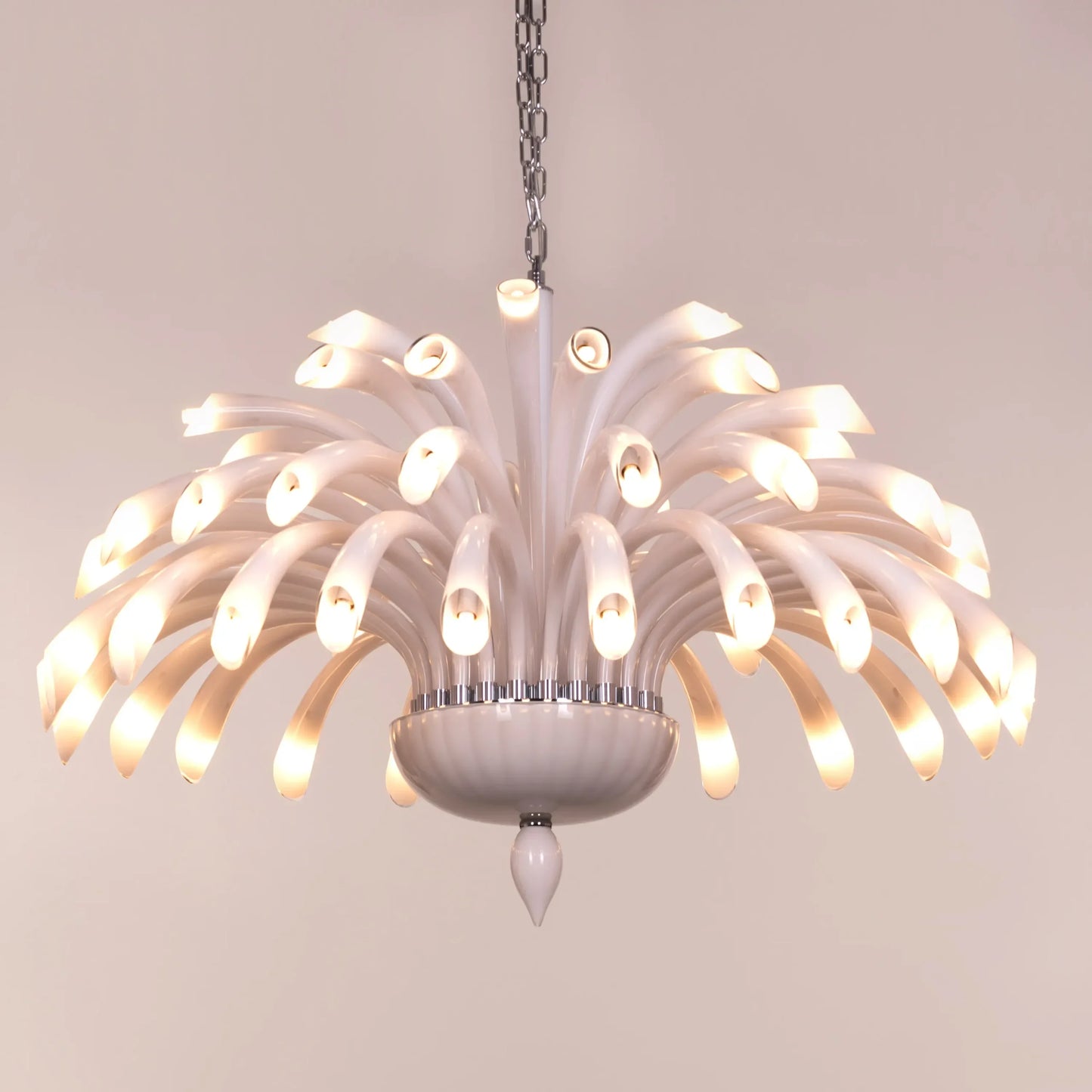 B&B Handcrafted Glass Chandelier