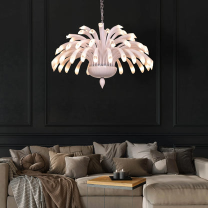 B&B Handcrafted Glass Chandelier - Bliss and Birch