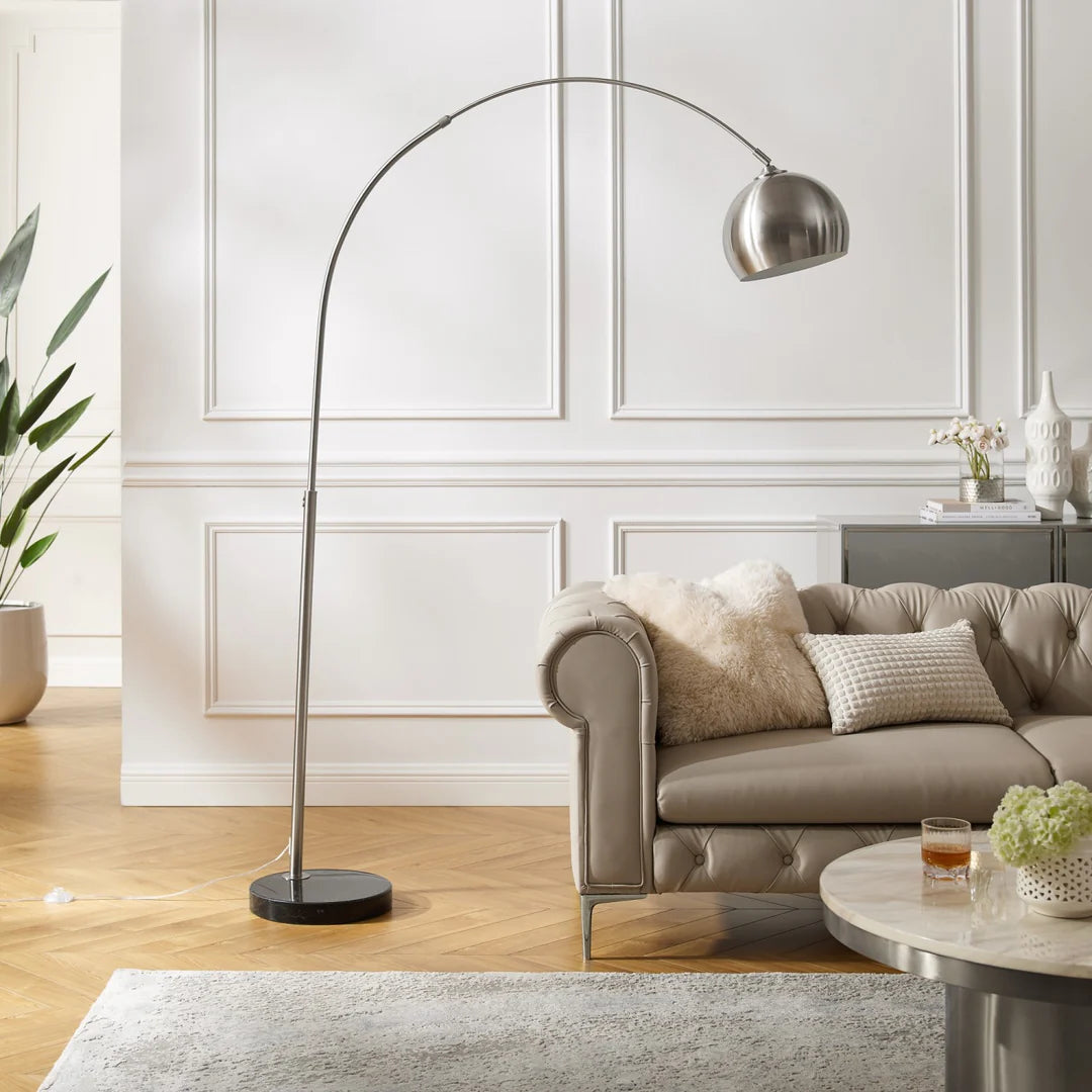 B&B Minimalist Tray Contemporary Reading Standing Lamp