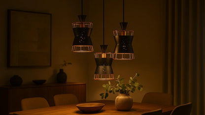 B&B Stellar Cone Triple Pendant Light
