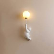 B&B Balloon Bear – Wall Mounted LED Light - Bliss and Birch