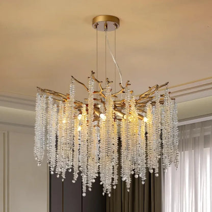 B&B Majestic Crystal-C Chandelier - Bliss and Birch