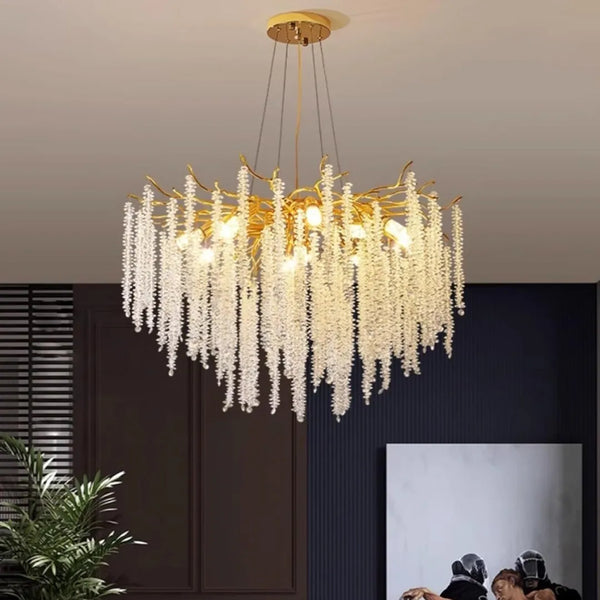 Majestic Layered Crystal Chandelier – Grand C‑Series