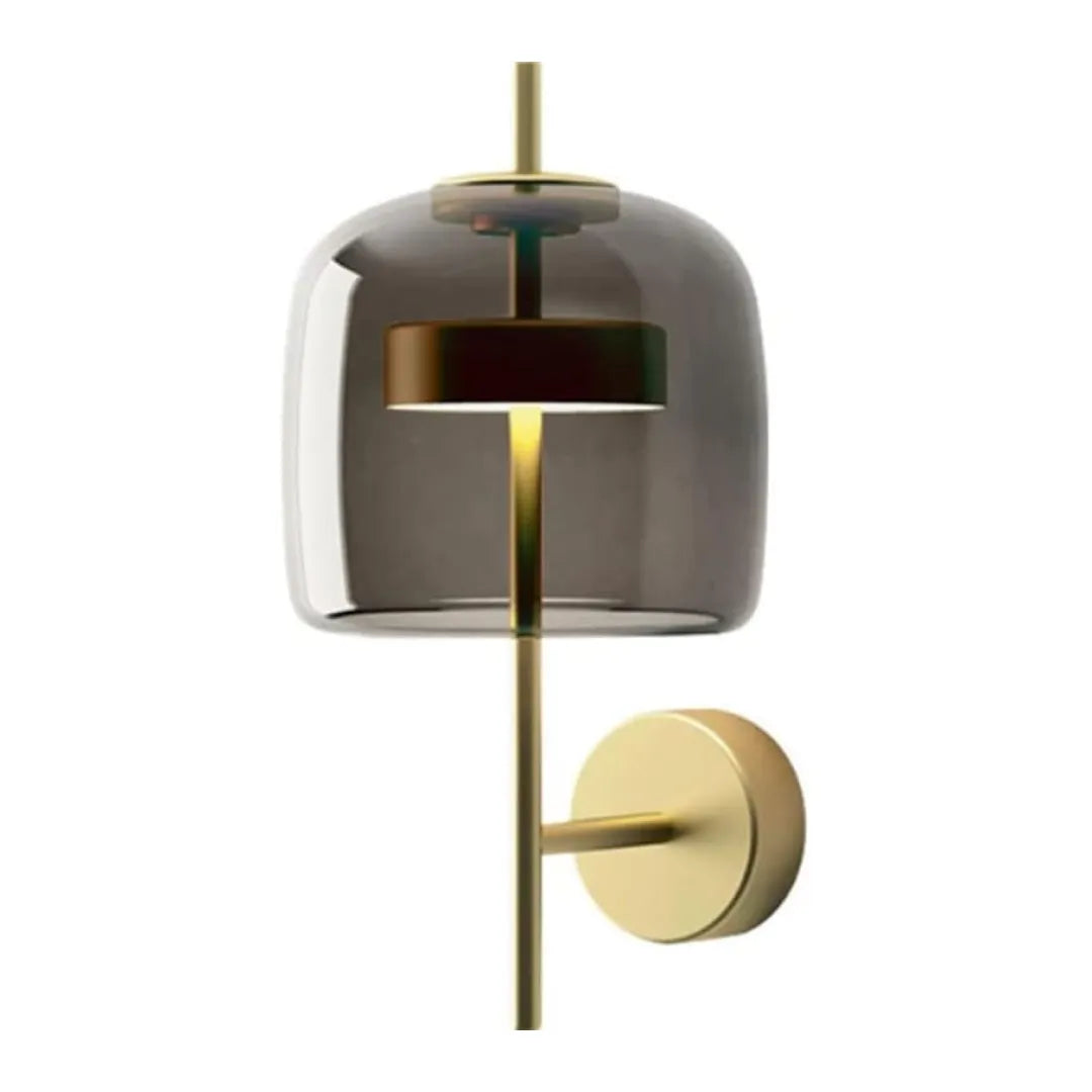 B&B Modern Blown Glass Shade Lamp