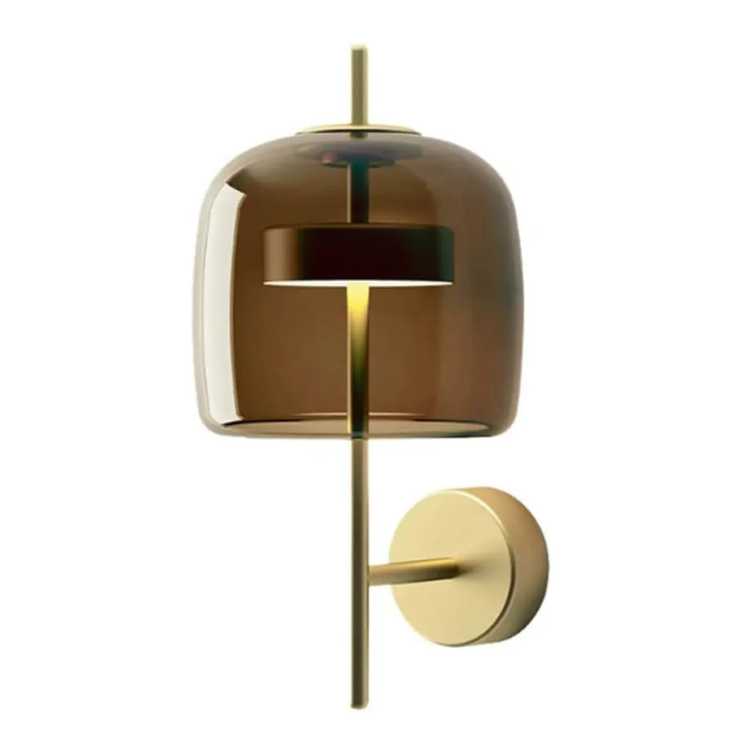 B&B Modern Blown Glass Shade Lamp