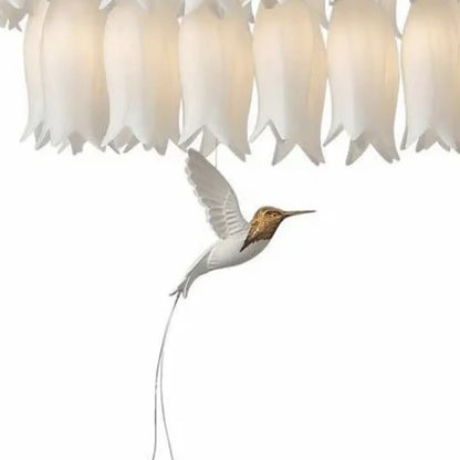 B&B Multi-Heads Stylised Blooming Buds Linear Chandelier Light - Bliss and Birch