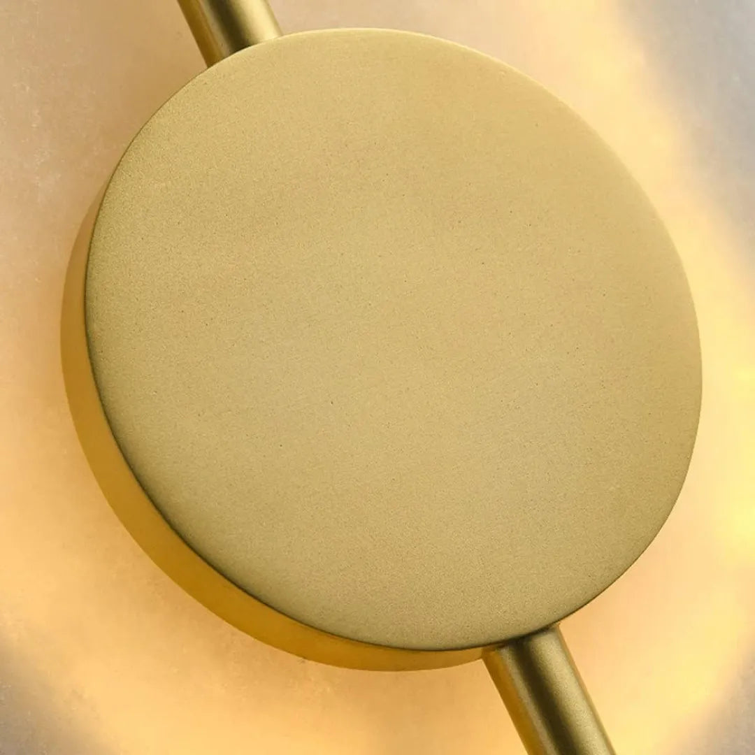 B&B Oval Marble Plate LED Wall Light