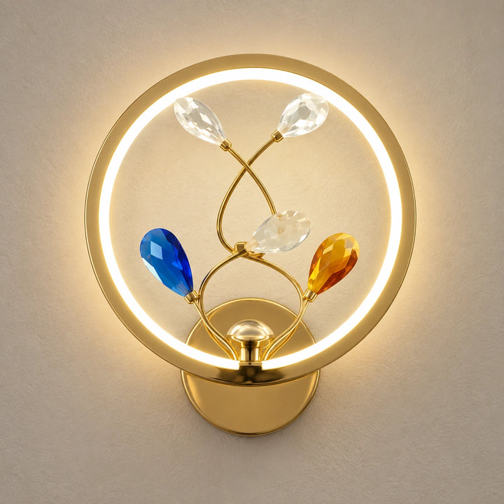 Bliss & Birch Botanical Ring Illuminated Wall Art