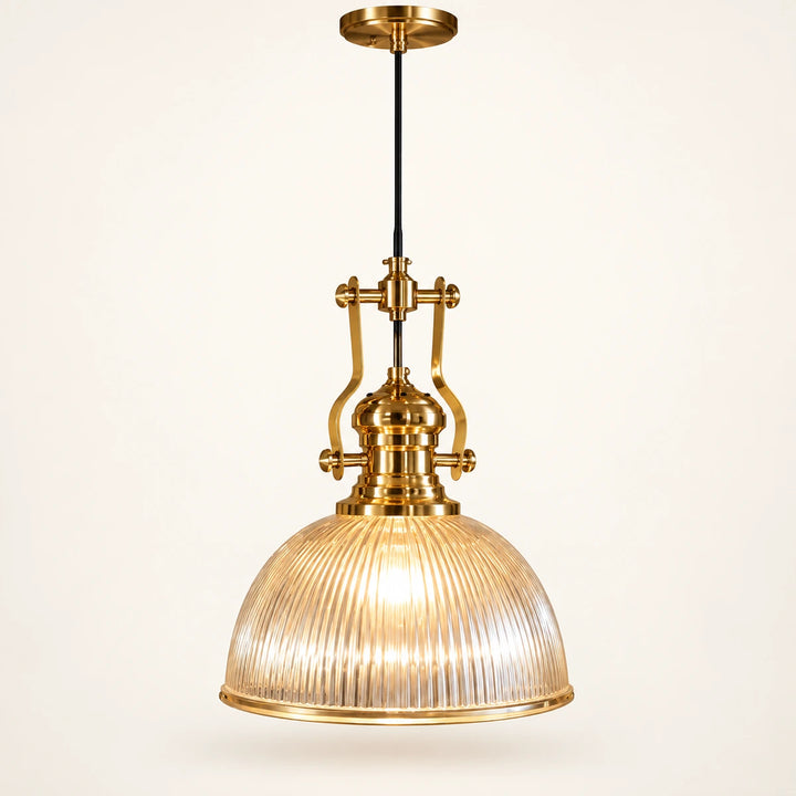 Bliss & Birch Ribbed Lantern Dome Pendant