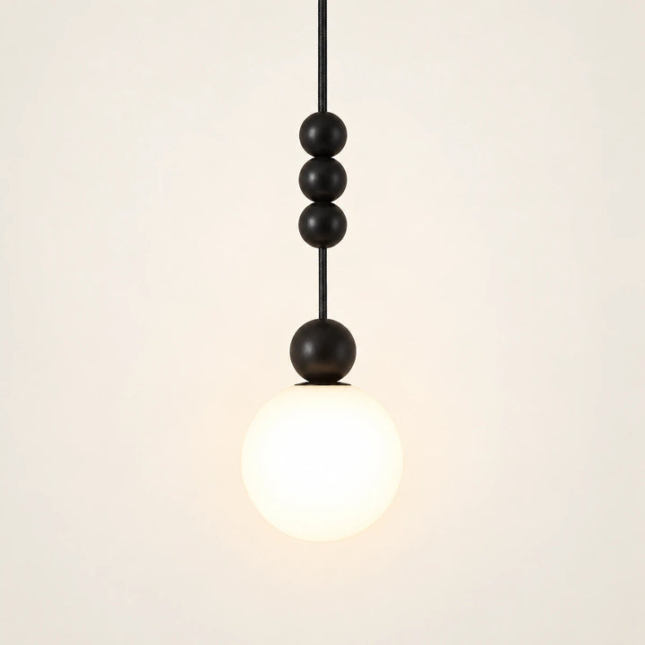 Bliss & Birch Decorative Black Bead Globe Pendant