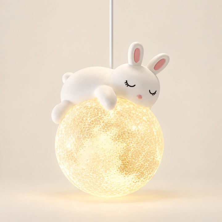 Bliss & Birch Moonlit Bunny Globe Pendant