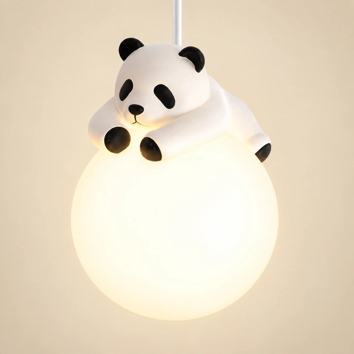 Bliss & Birch Panda Hug Globe Pendant