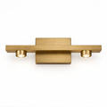 Antique brass two-light accent bar