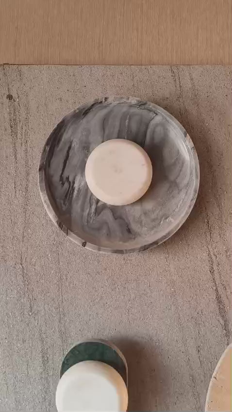Orbis Curv Marble Wall Light - Black & Grey Orbis Curv - real product video