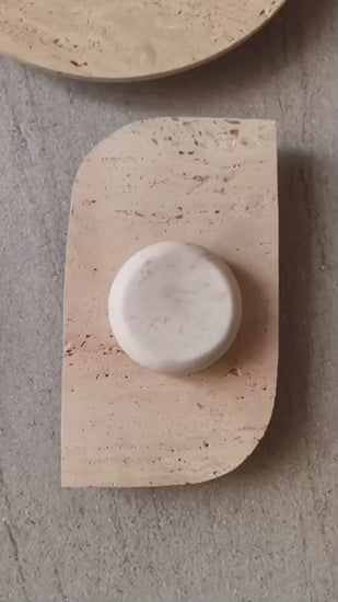 Dune Travertine Wall Lamp - Dune Wall Lamp - real product video
