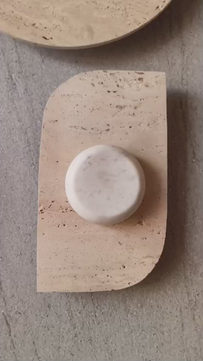Dune Travertine Wall Lamp - Dune Wall Lamp - real product video