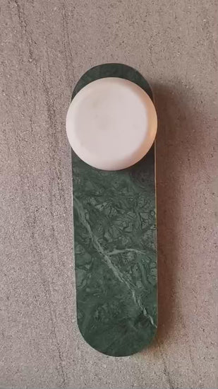 Green Forest Linear Marble Wall Light – Green Forest Linear — 1 WL – real product video