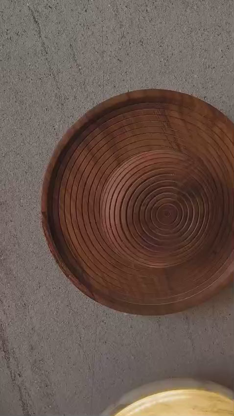 Wooden Highlighter Wall Light – Wooden Highlighter — Round Line – real product video