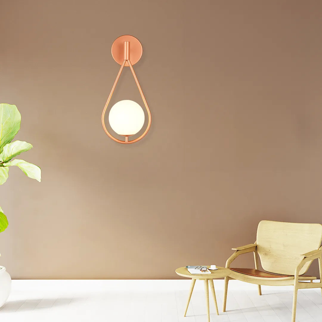 B&B Radiant Reflections Glass Wall Lamp