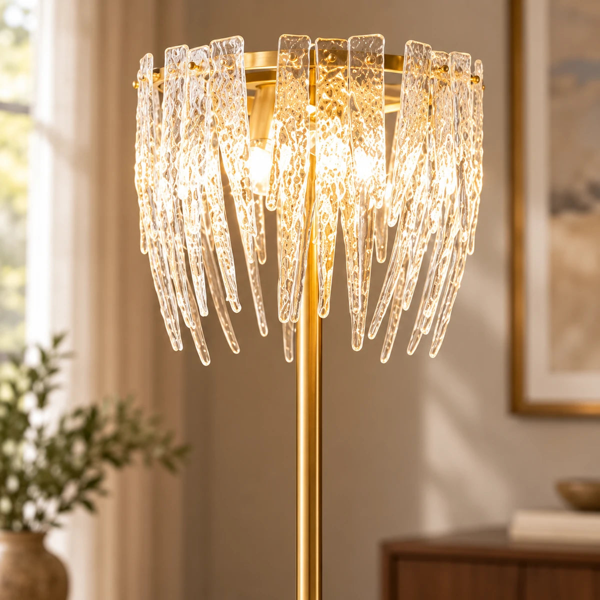 Bliss & Birch Ribbed Glass Fringe Floor Lamp - sharp product detail and exact finish - styled illustration 2026-10-04