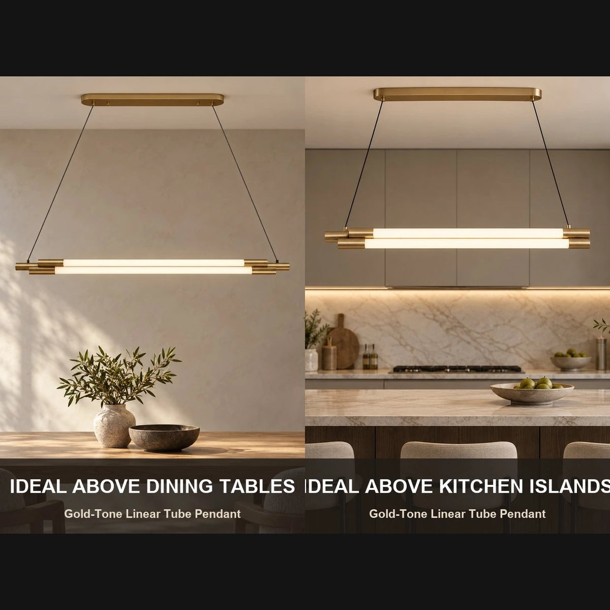 Linear tube pendant room-use guide