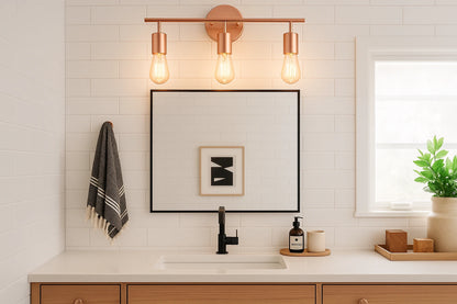 B&B Triad Noir Bath Wall Lamp - Bliss and Birch