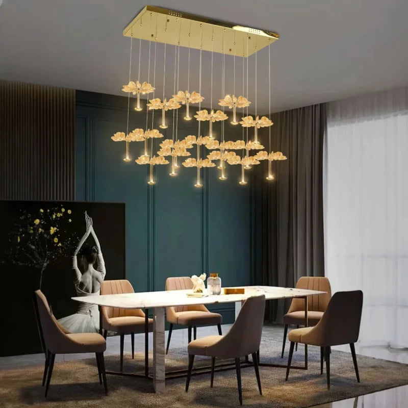 B&B Sunburst Crystal Dining Chandelier - 36