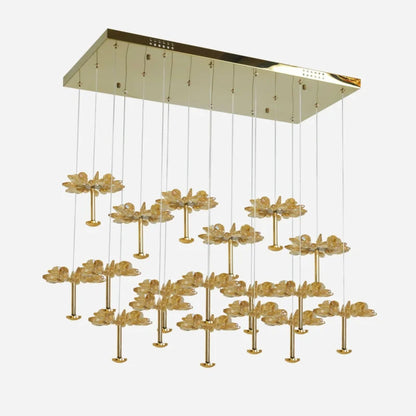 B&B Sunburst Crystal Dining Chandelier - Bliss and Birch