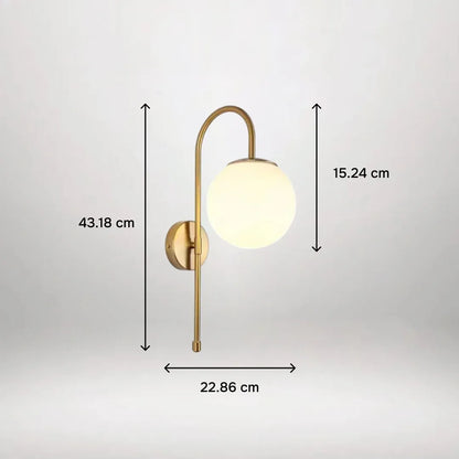 B&B Sconce Bedroom Wall Lamp - Bliss and Birch