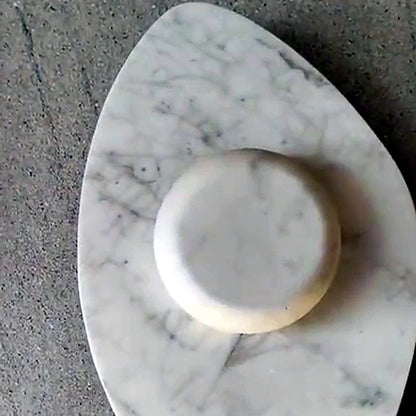 Sloppy Marble Wall Lamp - Sloppy Wall Lamp - White - authentic mounted-wall product image