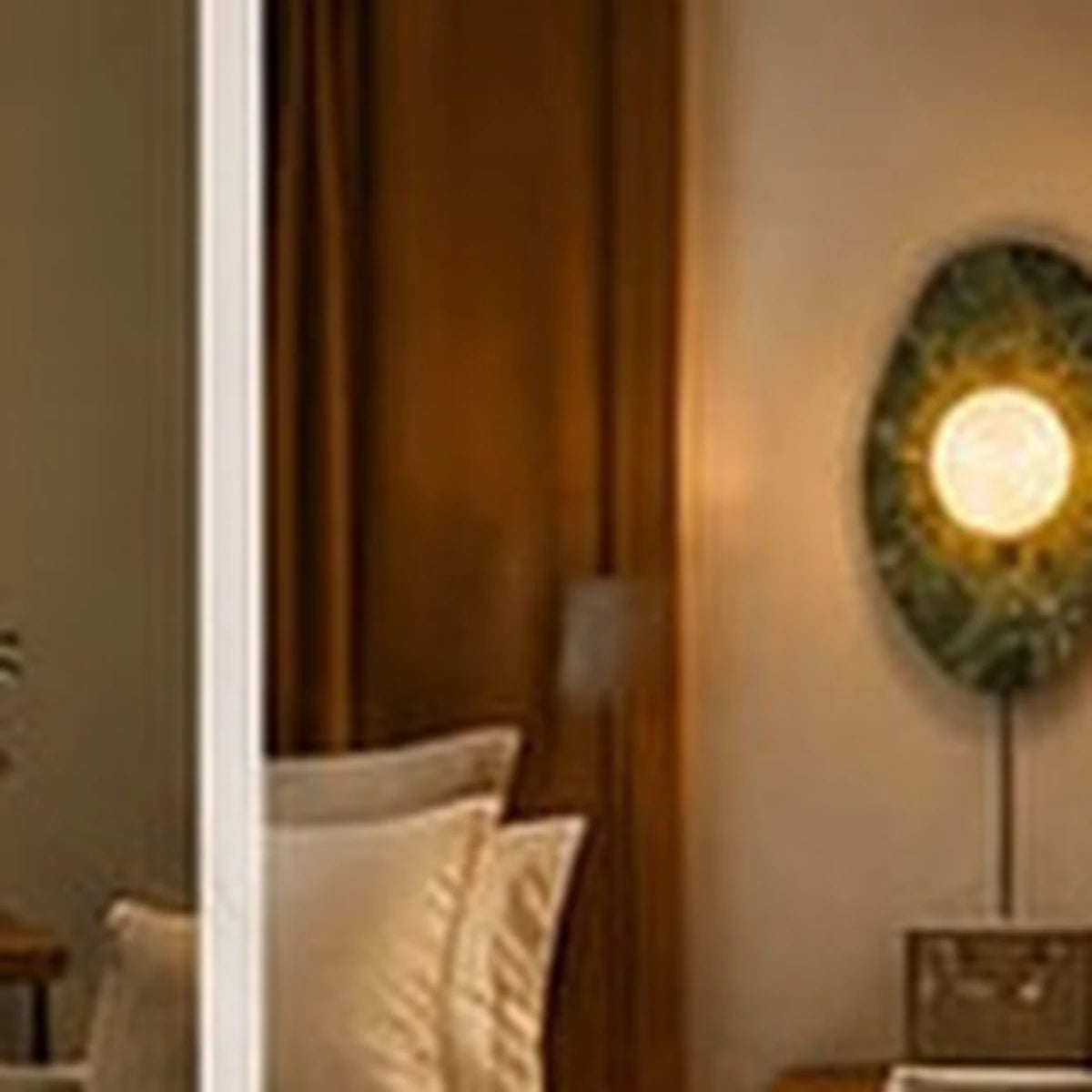 Sloppy Marble Wall Lamp - Green Sloppy Wall Lamp - authentic mounted-wall product image