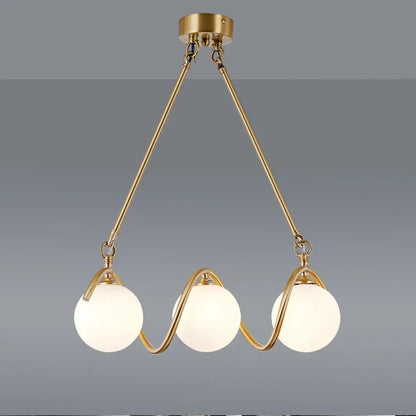 B&B Spiral Glass Ball - Bliss and Birch