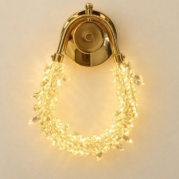 Bliss & Birch Faceted Loop Decorative Wall Light