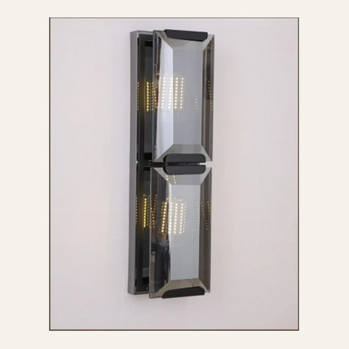 Bliss & Birch Twin-Tier Rectangular Lantern Wall Sconce
