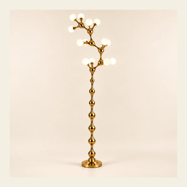 Bliss & Birch Vertical Vine Globe Floor Lamp