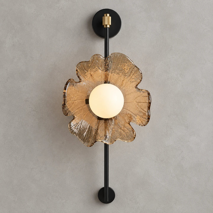 Bliss & Birch Textured Petal Globe Wall Sconce