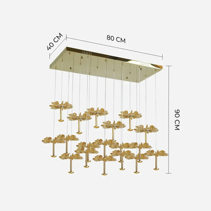 B&B Sunburst Crystal Dining Chandelier - Bliss and Birch