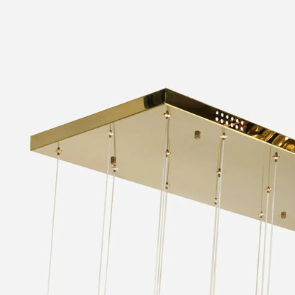 B&B Sunburst Crystal Dining Chandelier - Bliss and Birch