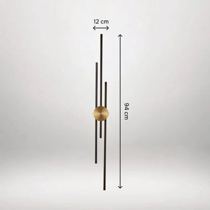 B&B Three Bar Wall Light - Bliss and Birch