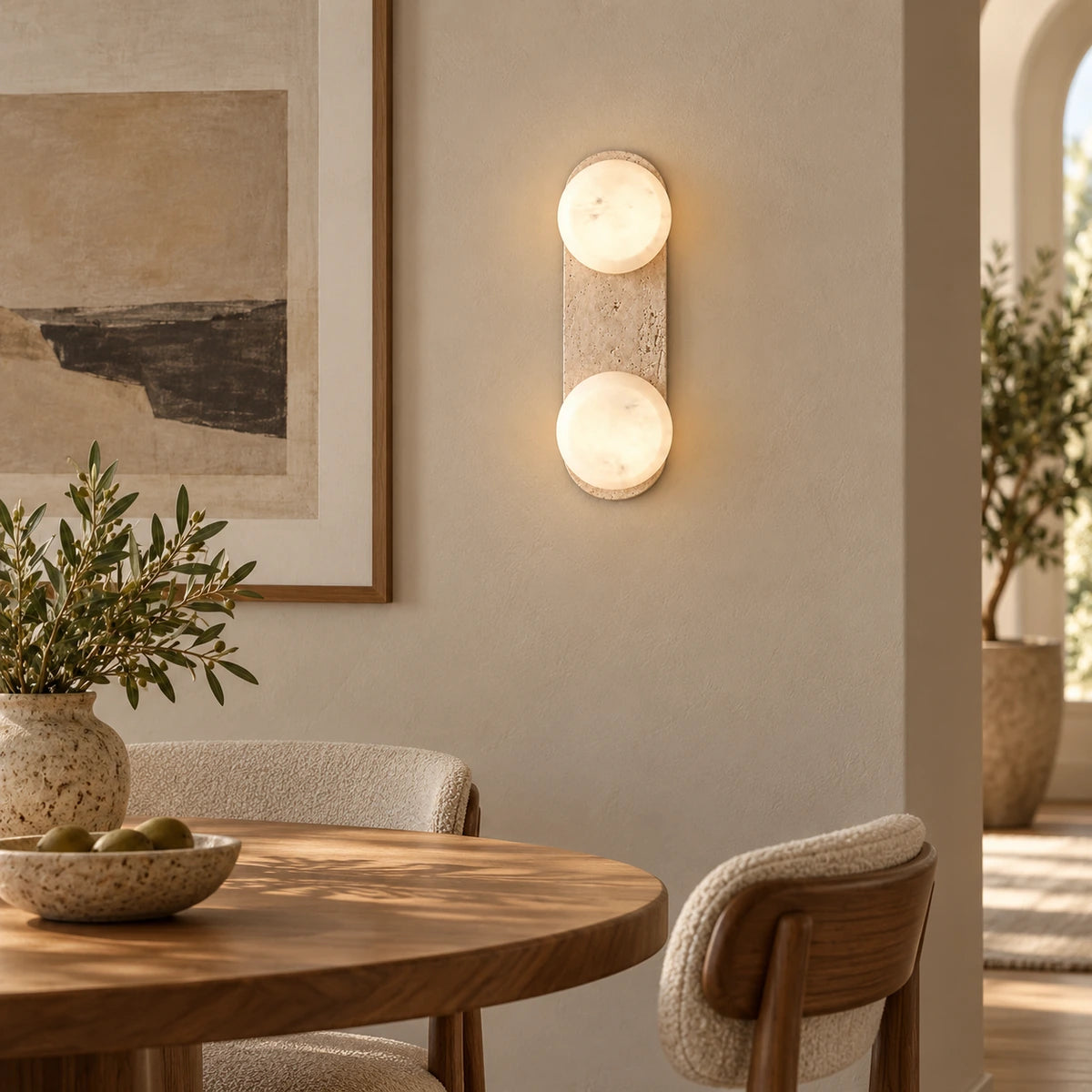 Travis Track 2 Light - generated dining-room wall lifestyle illustration