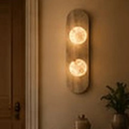 Travis Track Marble Wall Light - Travis Track - 2 WL - authentic mounted-wall product image